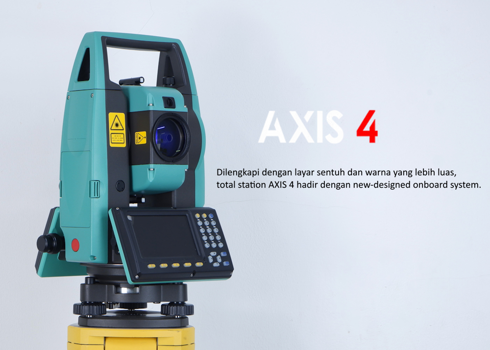total station laser stec axis 4