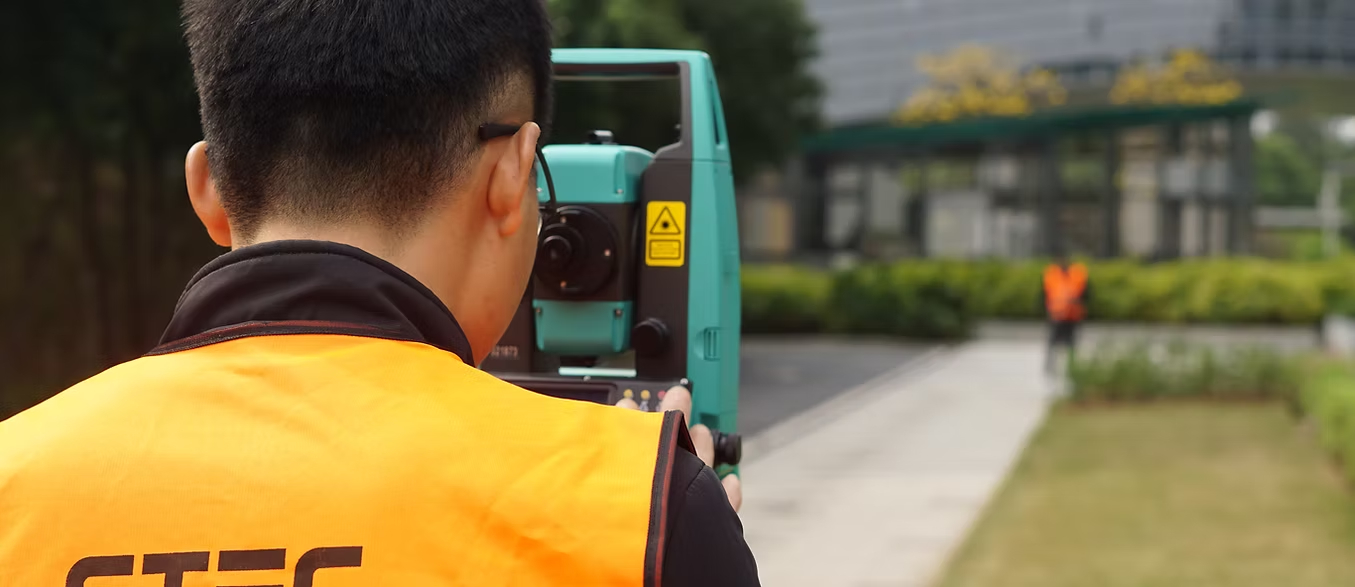 total station laser stec axis4